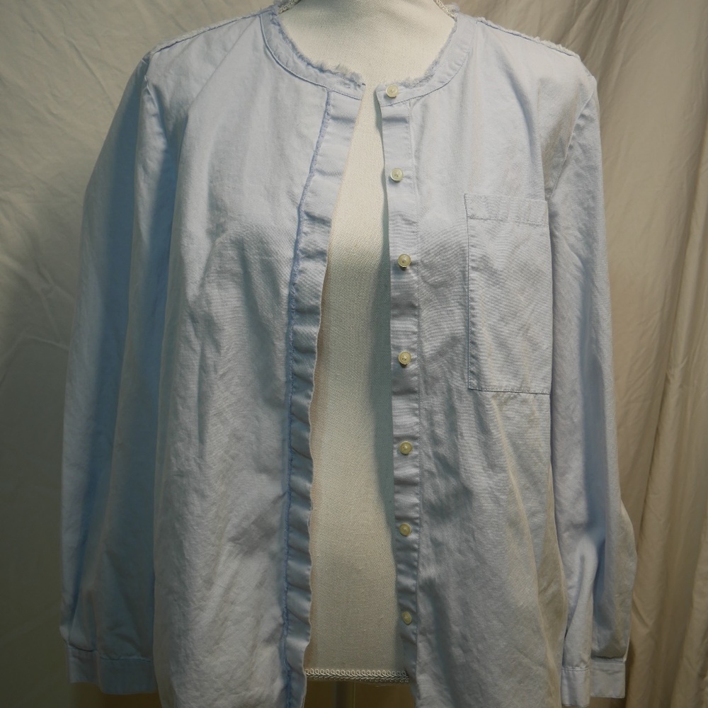 Pure DKNY 100% Cotton Shirt - rough hewn edges